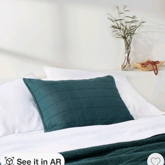Casaluna Teal Pillow Set (2) Queen